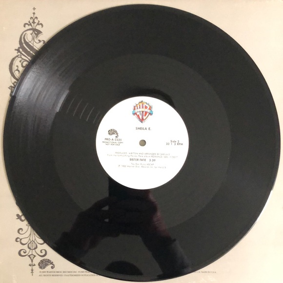 Sheila E. Sister Fate Vinyl Lp '85 - Picture 6 of 8